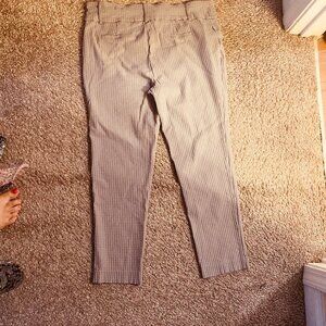 Jules & Leopold Light Gray Patterned Pants, Two front Pockets Size XL